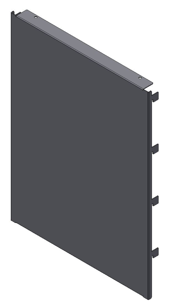 Rückwand glatt