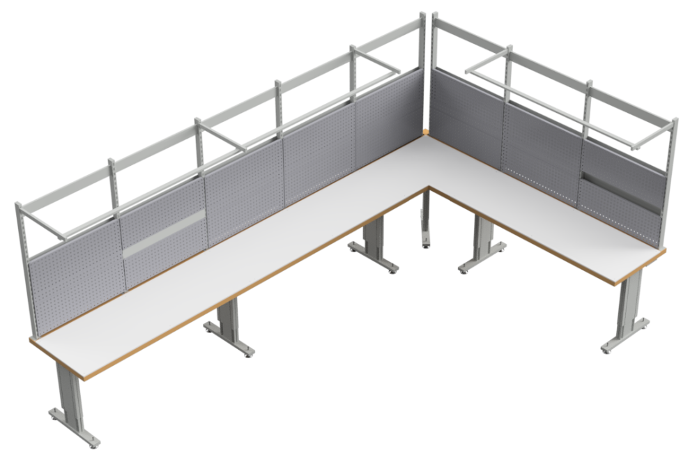 Werkbank SeilsägeTechnik elek. höhenverstellbar